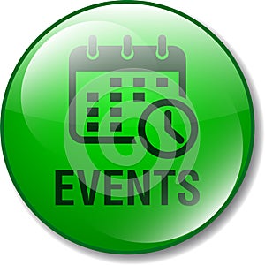 Events icon web button