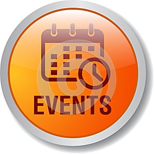 Events icon web button