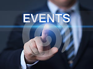 Events Planning Management Business Internet Networking Technology Concept
