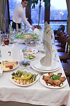 Events preparation for dinner