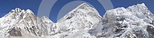 Everest base camp area panoramic view