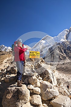 Everest Base Camp sign.