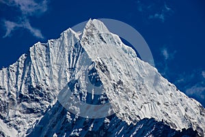 Everest base camp trek in Himalaya mountains