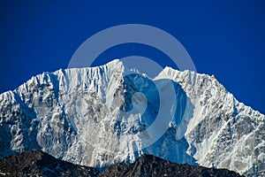 Everest base camp trek landscapes and views of Himalayas