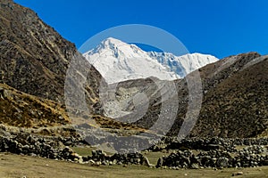 Everest base camp trek landscapes and views of Himalayas
