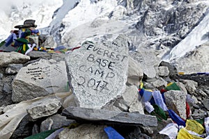 Mount Everest base camp photo