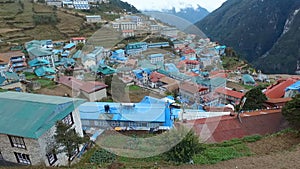 Everest basecamp trek view - Namche Bazar view