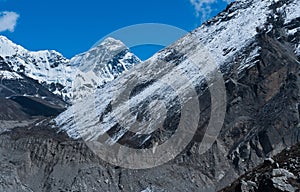 Everest or Chomolungma: highest peak in the world photo
