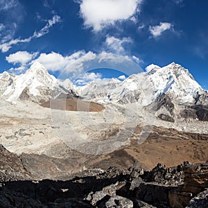 Everest Kala Patthar Nuptse Nepal Himalayas mountains