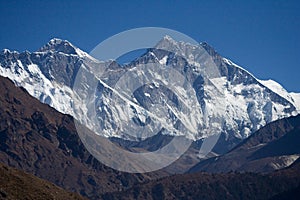 Everest and Lhotse Ridge