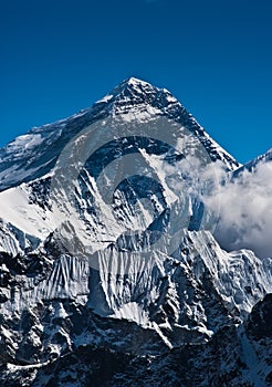 Everest Mountain Peak or Sagarmatha: 8848 m