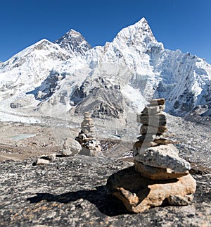 Everest and Nuptse from Kala Patthar