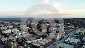 Everett, Downtown, Washington State, Aerial View, Amazing Landscape