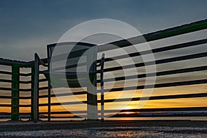 Everett Waterfront Dock at Sunset