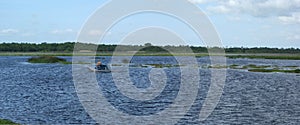 Everglades Wide with Airboat