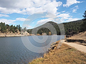 Evergreen Lake in Evergreen, Colorado