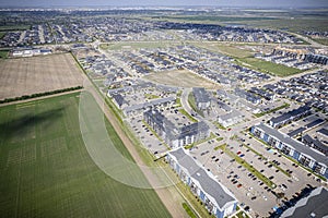 Evergreen Neighborhood Aerial View in Saskatoon