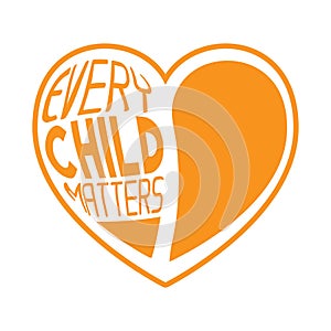 Every Child Matters Vector Illustration photo