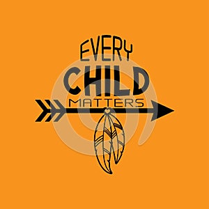 Every Child Matters Vector Illustration photo