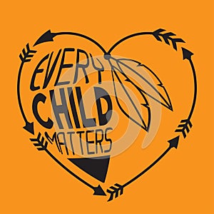 Every Child Matters Vector Illustration photo