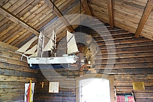 Every church or prayer room has such a ship on the roof in archipelago of Finland