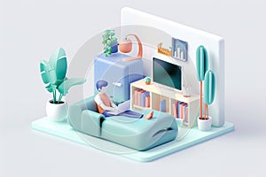 Everyday activities in 3D, Illustrative animations