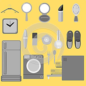 Everyday tool icon set