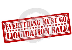 Everything must go liquidation sale
