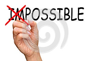 Everything is possible concept