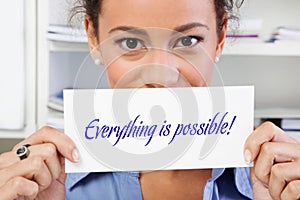 Everything is possible photo