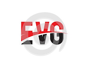 EVG Letter Initial Logo Design Vector Illustration