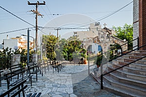 Evia island, Greece - July 01. 2020: