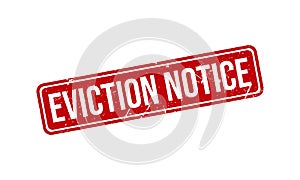 Eviction Notice Stamp Seal Vector Illustration