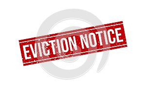 Eviction Notice Stamp Seal Vector Illustration