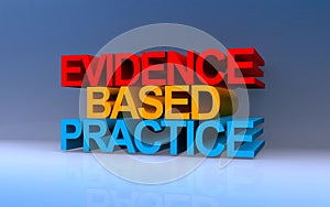 evidence based practice on blue