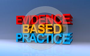 evidence based practice on blue