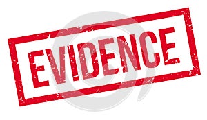 Evidence rubber stamp