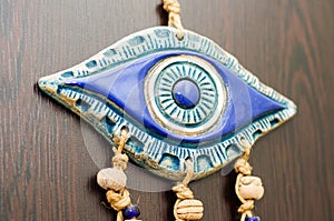 Evil Eye Talisman On The Wall Of A House