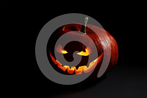 Evil halloween pumpkin