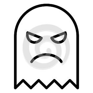 Evil Isolated Vector icon which can easily modify or edit