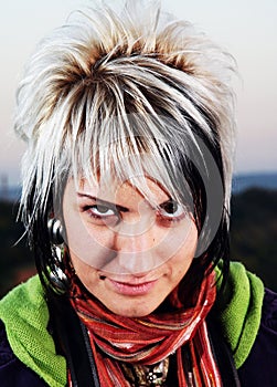 Evil look - demon eyes