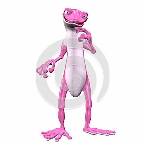 Evil Pink Gecko