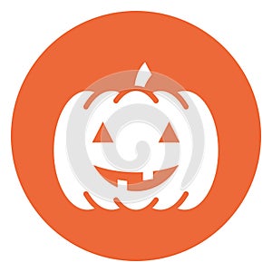 Evil pumpkin Isolated Vector icon which can easily modify or edit