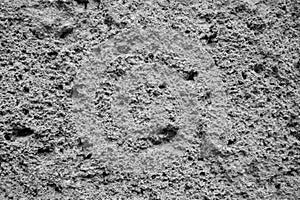 Close-up of a tuff wall