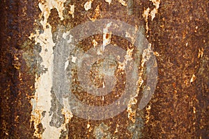 Texture of rusty steel plate