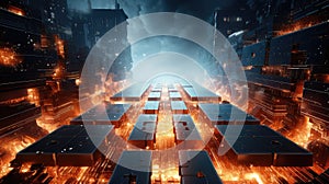 evolution circuitry eruption explosion