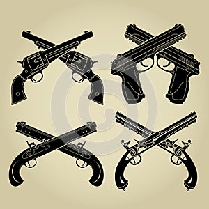 Evolution of Firearms, Crossed Silhouettes photo