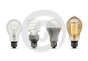 Evolution of Light Bulbs: Incandescent, CFL, LED, and Edison Bulb