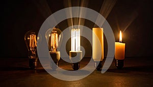 The Evolution of Light From Candle to Modern Bulb