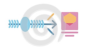 Evolution Progress Transformation Vector, vector design Generative AI